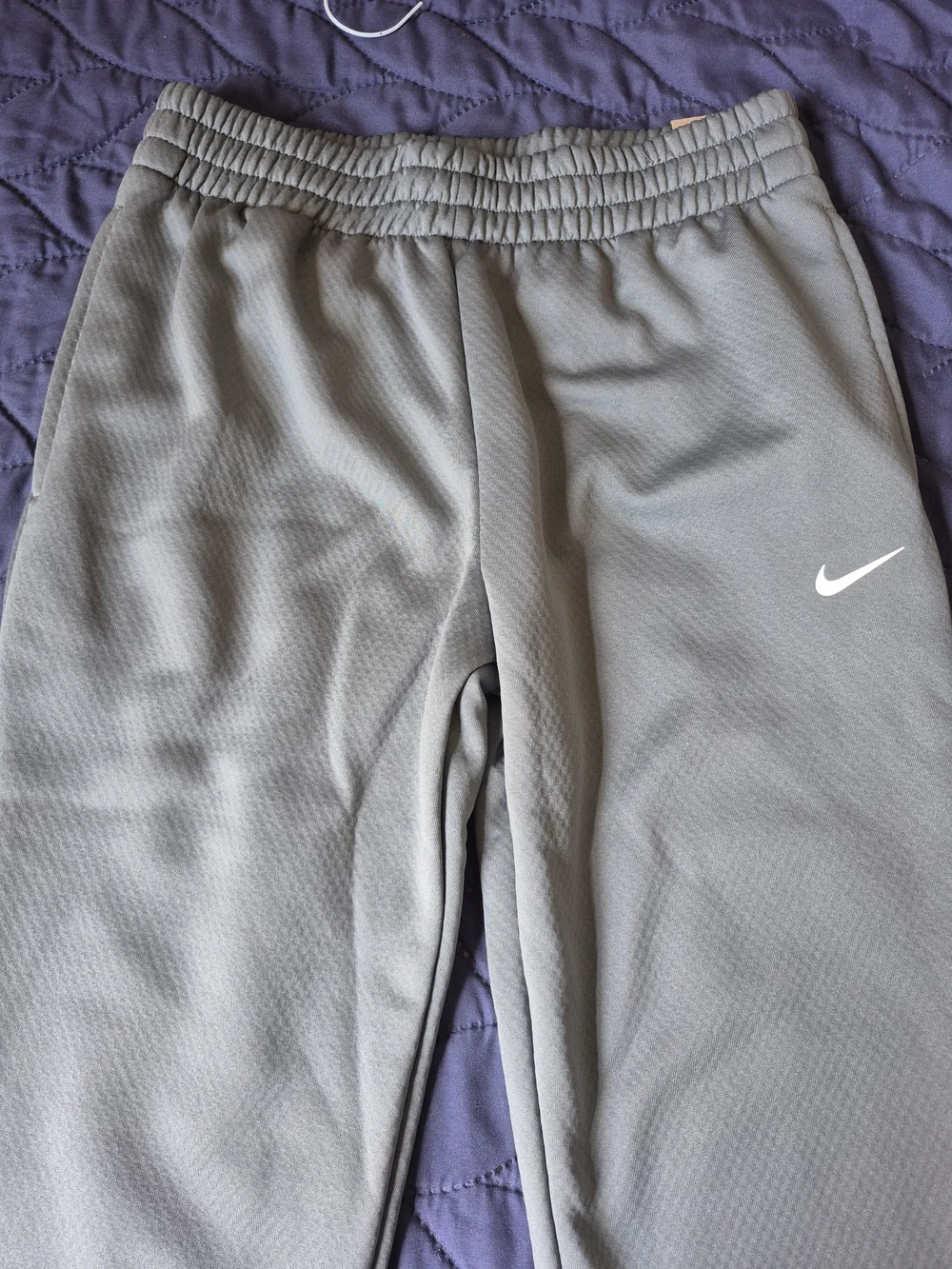 Nike Kids Light Gray Dri-FIT Jogger Pants